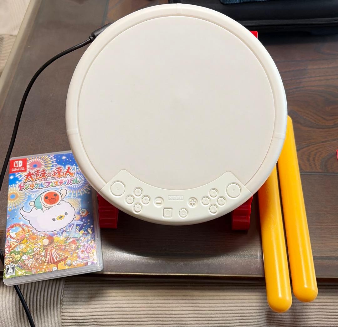 ニンテンドースイッチ 太鼓の達人ドンダフルフェスティバル＆太鼓セット
