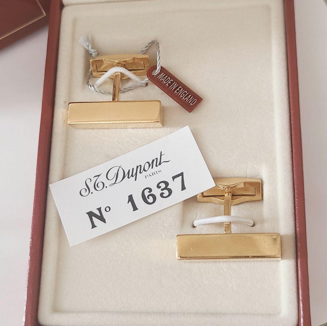 【新品】 S.T.Dupont エス・テー・デュポン カフリンクス カフスボタン