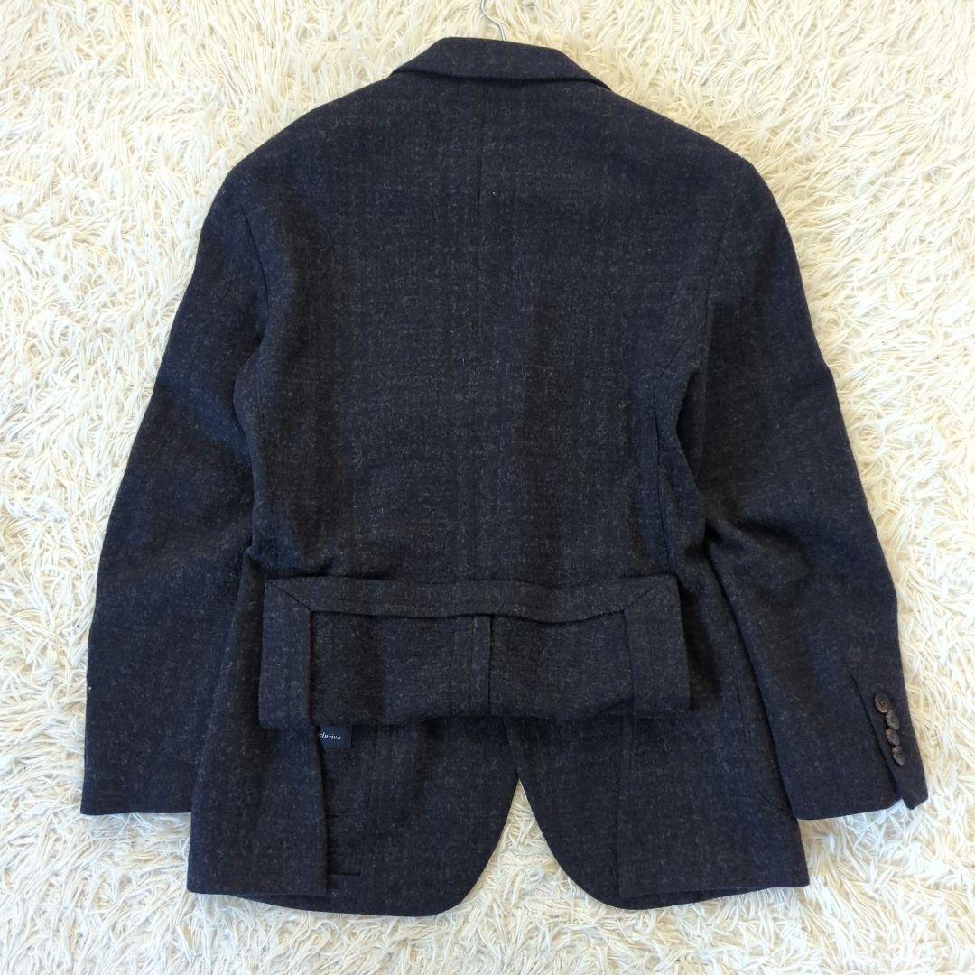 ラルディーニ アンコンジャケット 高級生地 近年 ネイビー系 46