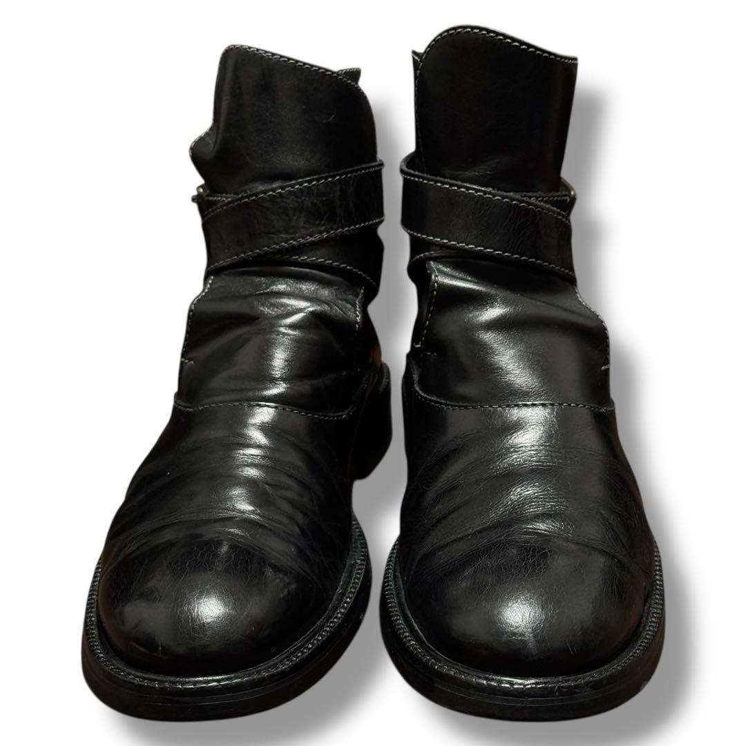 靴 GIORGIO ROMANO Strap Leather Boots 43