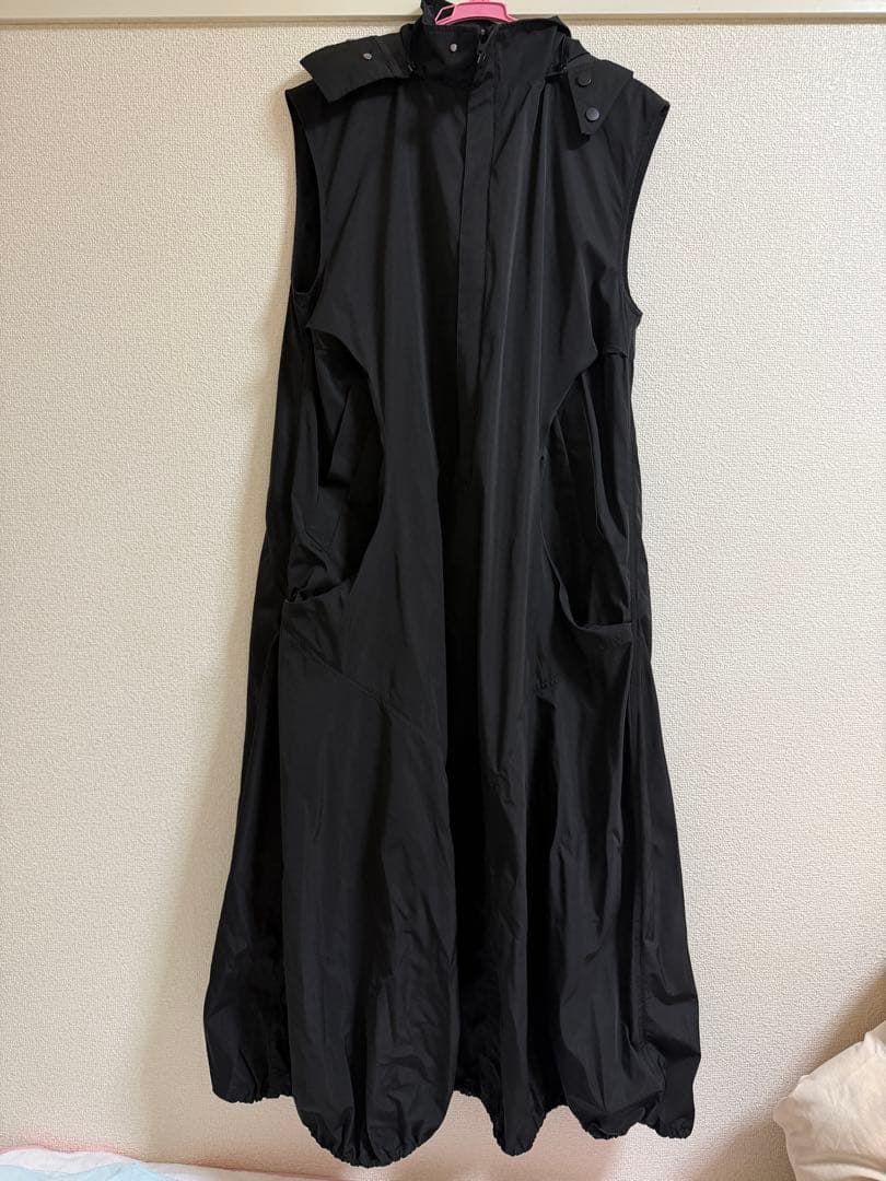 HOODIE VEST OP / フーディーベストワンピース