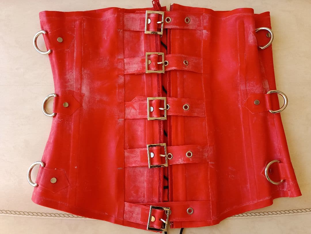 新品 ラバーコルセット＆ネックコルセット ラテックス ①