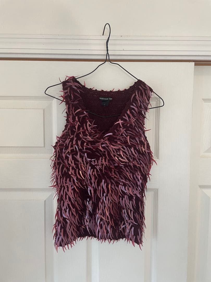 【極希少】VIVIENNE TAM フリンジベスト 00’s アーカイブ Y2K