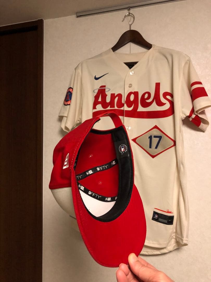 ロサンゼルス・エンゼルス ユニフォーム キャップ付き