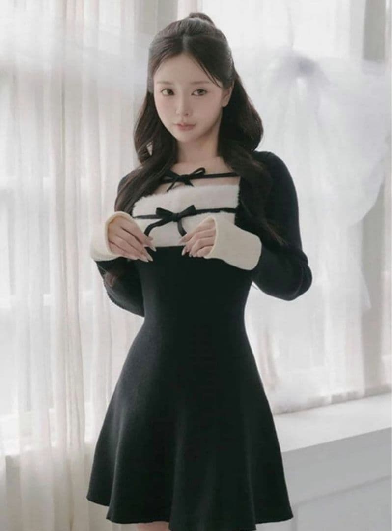 ダーリッチ ワンピース ファーワンピース