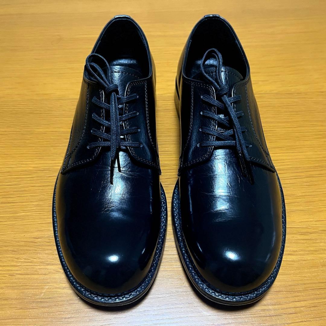 【週末セール】【美品】 PADRONE プレーントゥレザーシューズ 総革 41