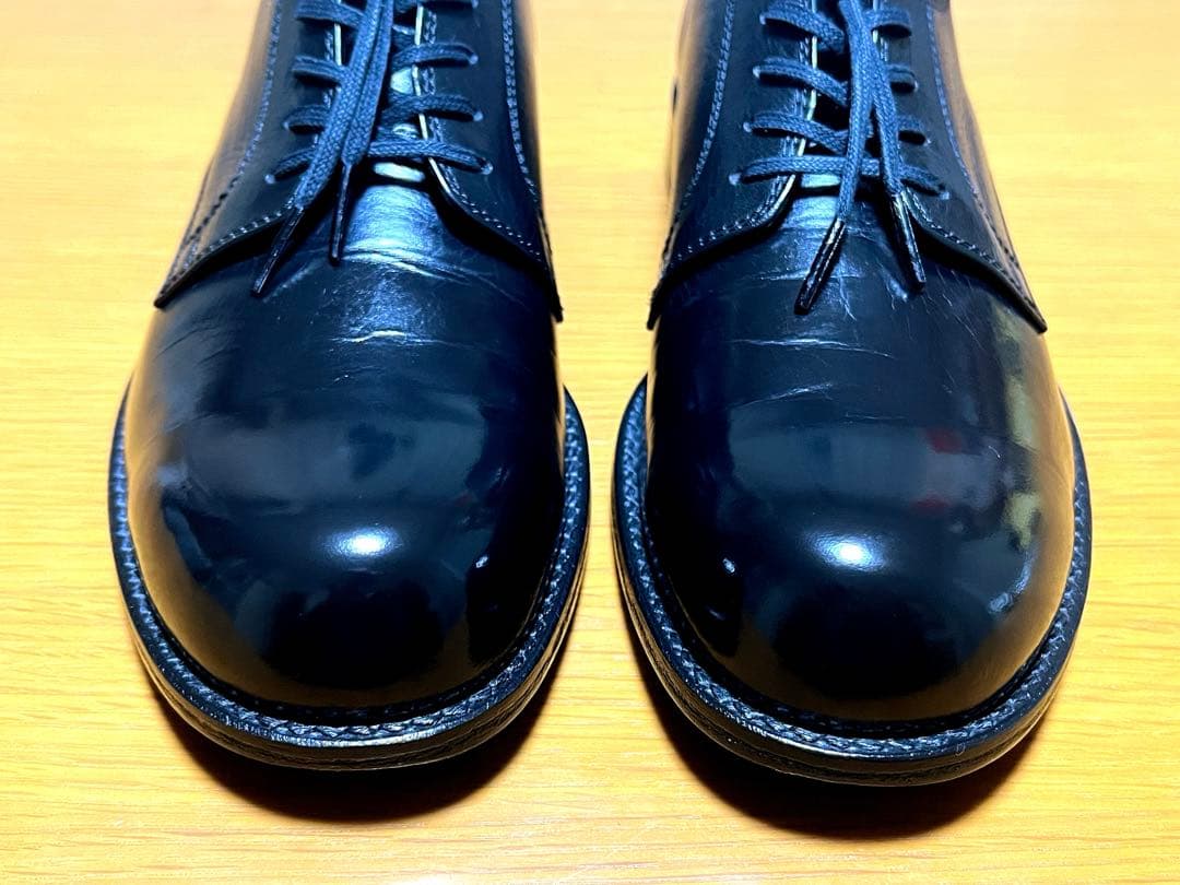 【週末セール】【美品】 PADRONE プレーントゥレザーシューズ 総革 41