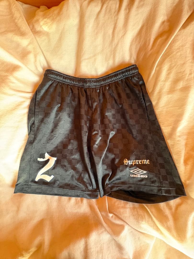 パンツ supreme umbro soccer shorts