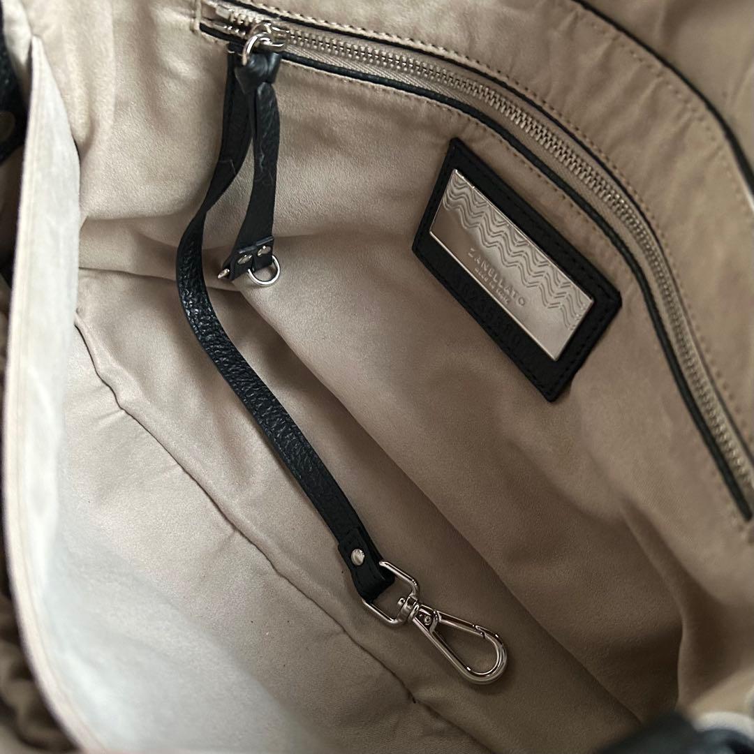 【専用ページ】未使用級　ザネラート2way ポスティーナブラックショルダーバッグ