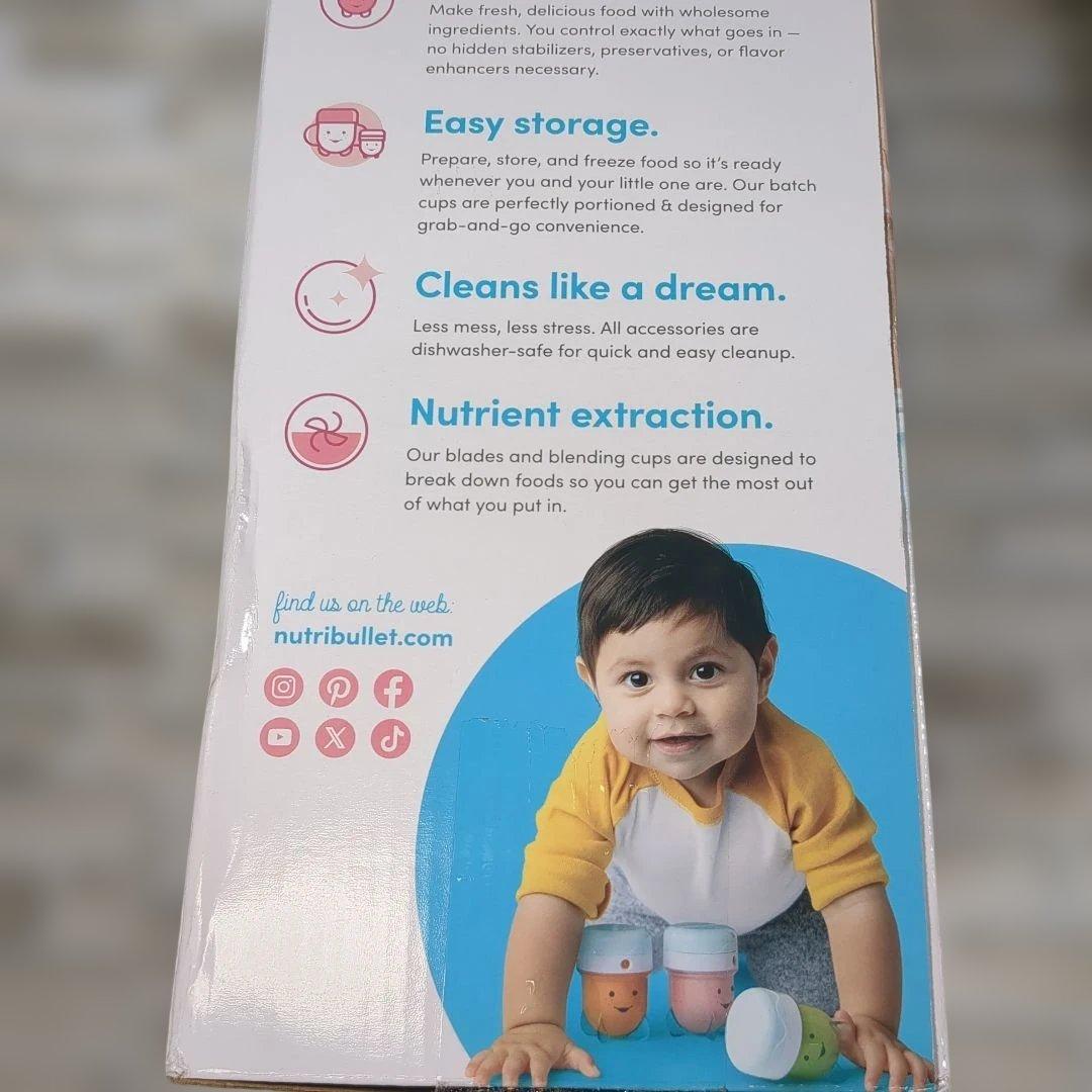 【未開封】nutribullet BABY 離乳食メーカー