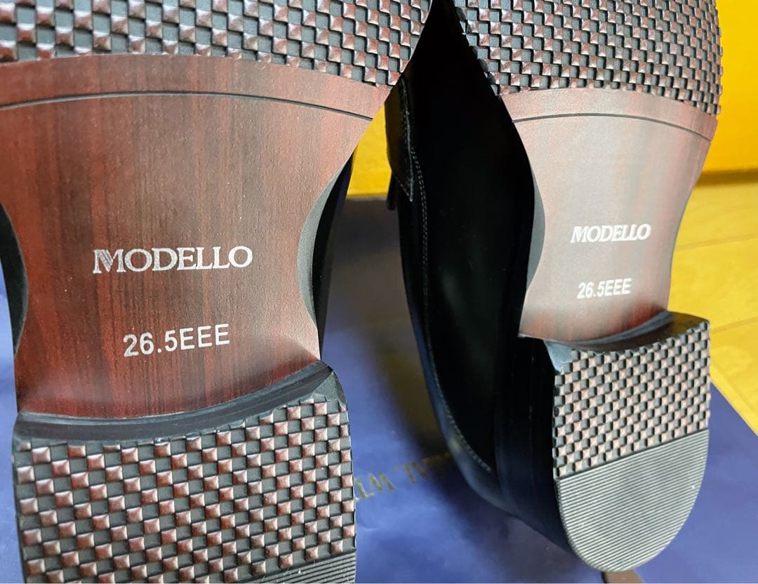 最終値下新品マドラスモデロ牛革ビジネスシューズローファー3E皮革レザー靴26.5