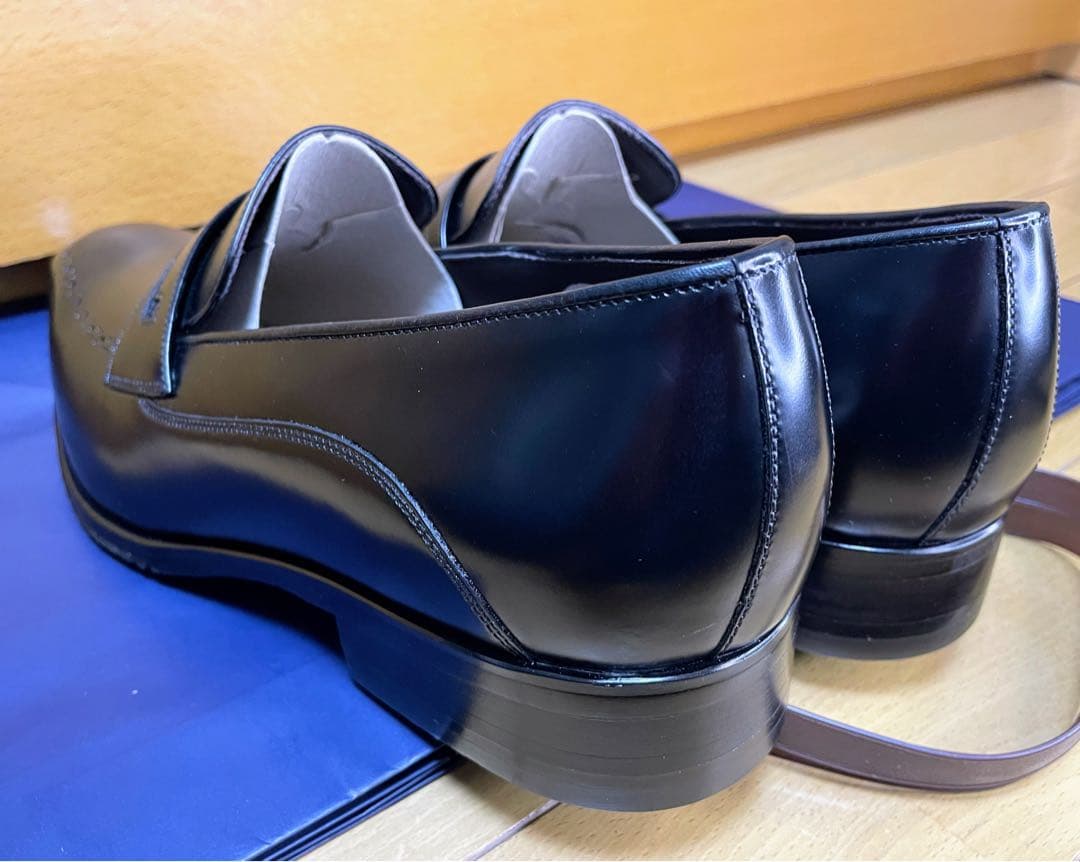 最終値下新品マドラスモデロ牛革ビジネスシューズローファー3E皮革レザー靴26.5