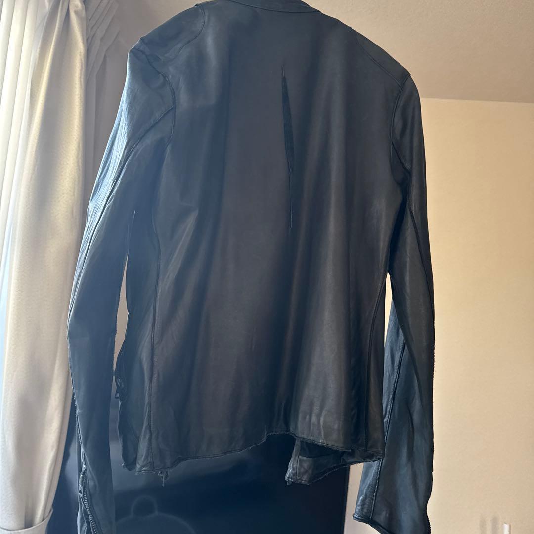 【美品】sissi シシ レザー シングルライダース ブラック