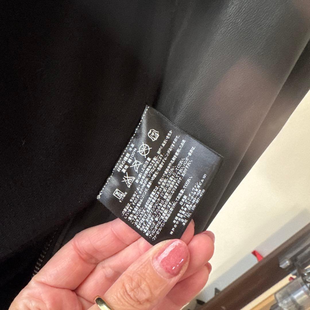 【美品】sissi シシ レザー シングルライダース ブラック