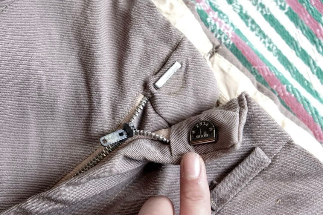 50s vintage ウールギャバジンスラックス