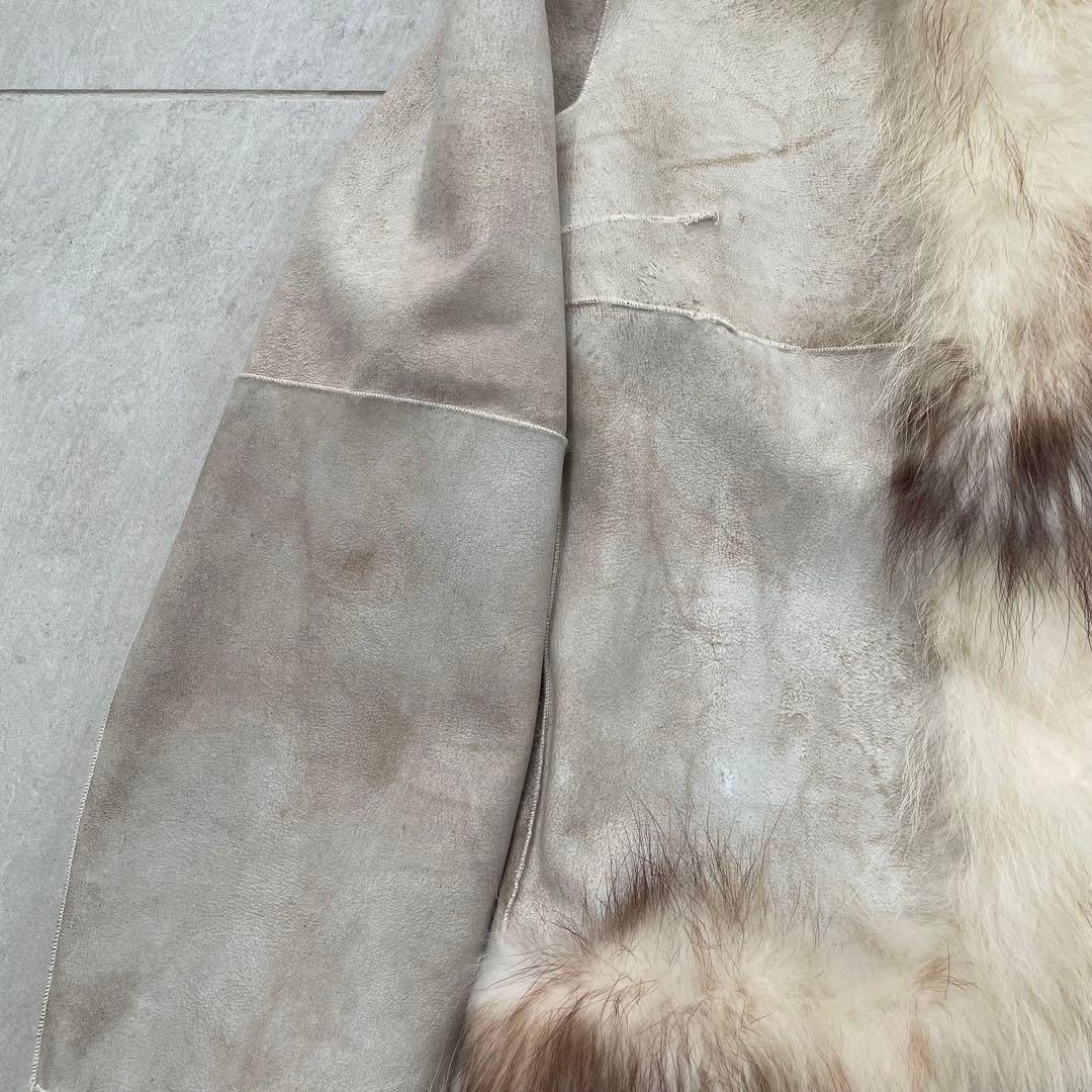 リアルファージャケット コート ラビットラクーン フェアリーグランジy2k 短丈