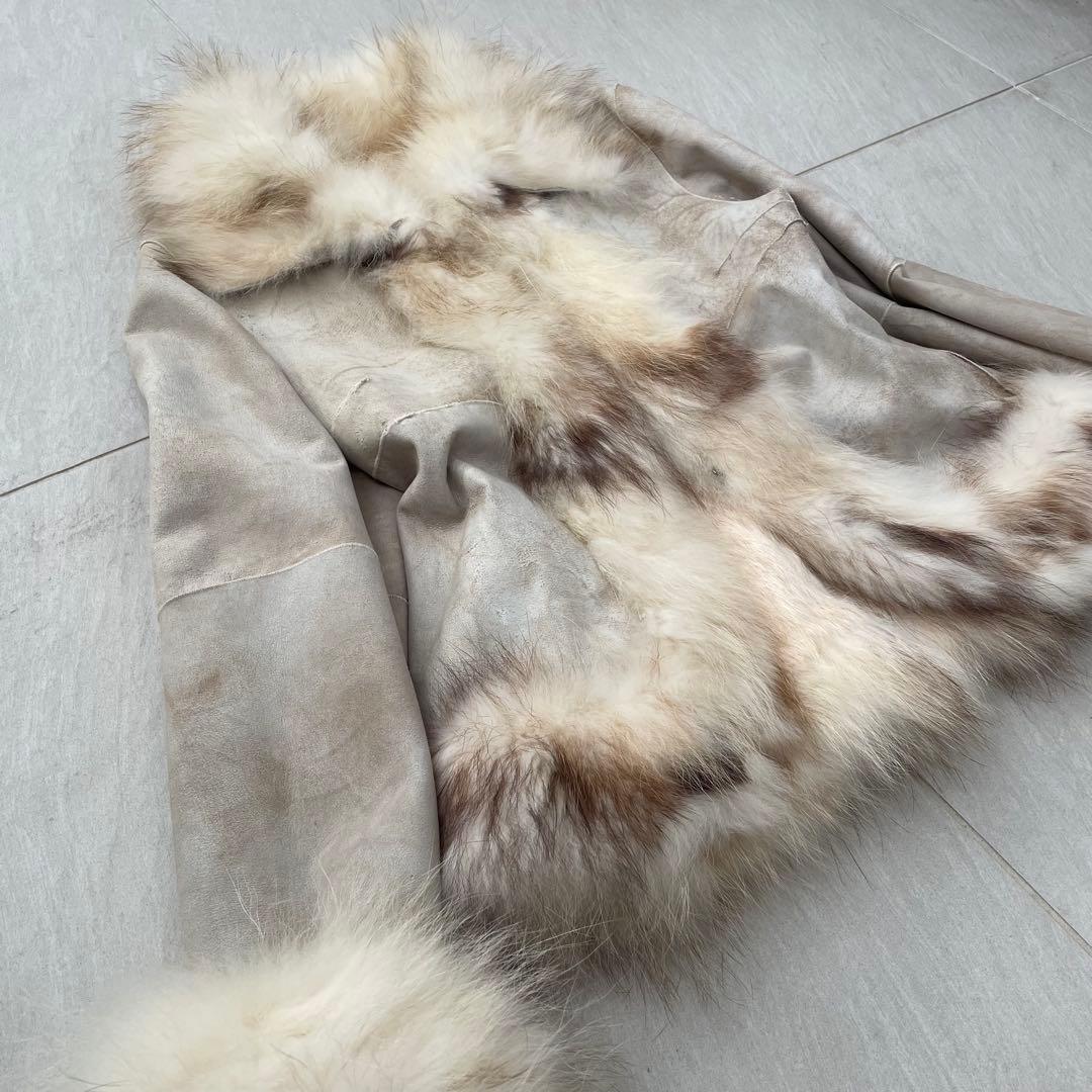 リアルファージャケット コート ラビットラクーン フェアリーグランジy2k 短丈