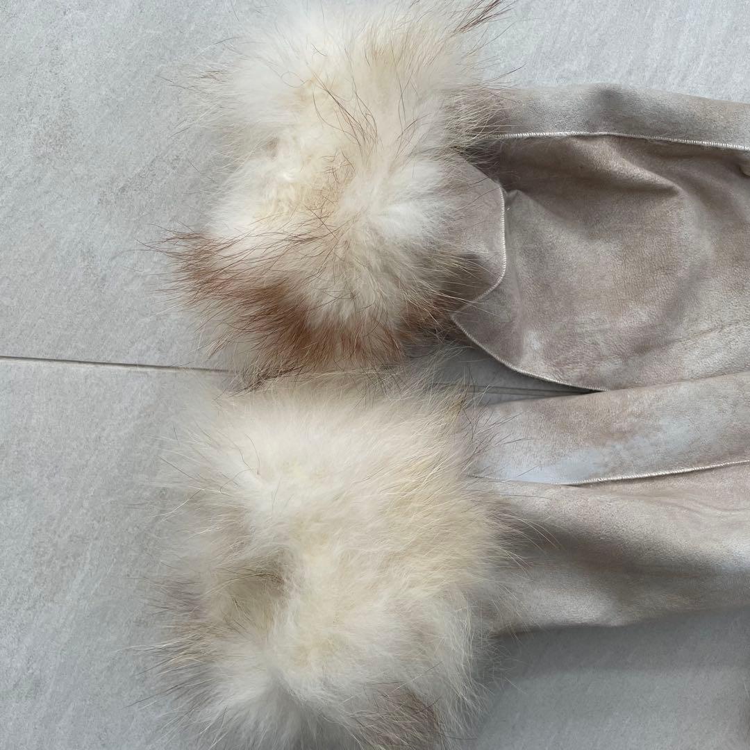 リアルファージャケット コート ラビットラクーン フェアリーグランジy2k 短丈