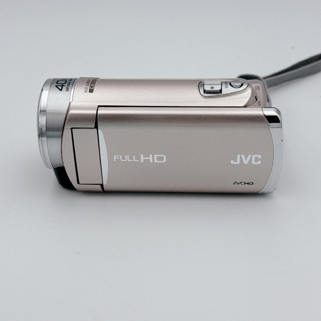 【美品】JVC Everio フルハイビジョンビデオカメラ GZ-E180-N
