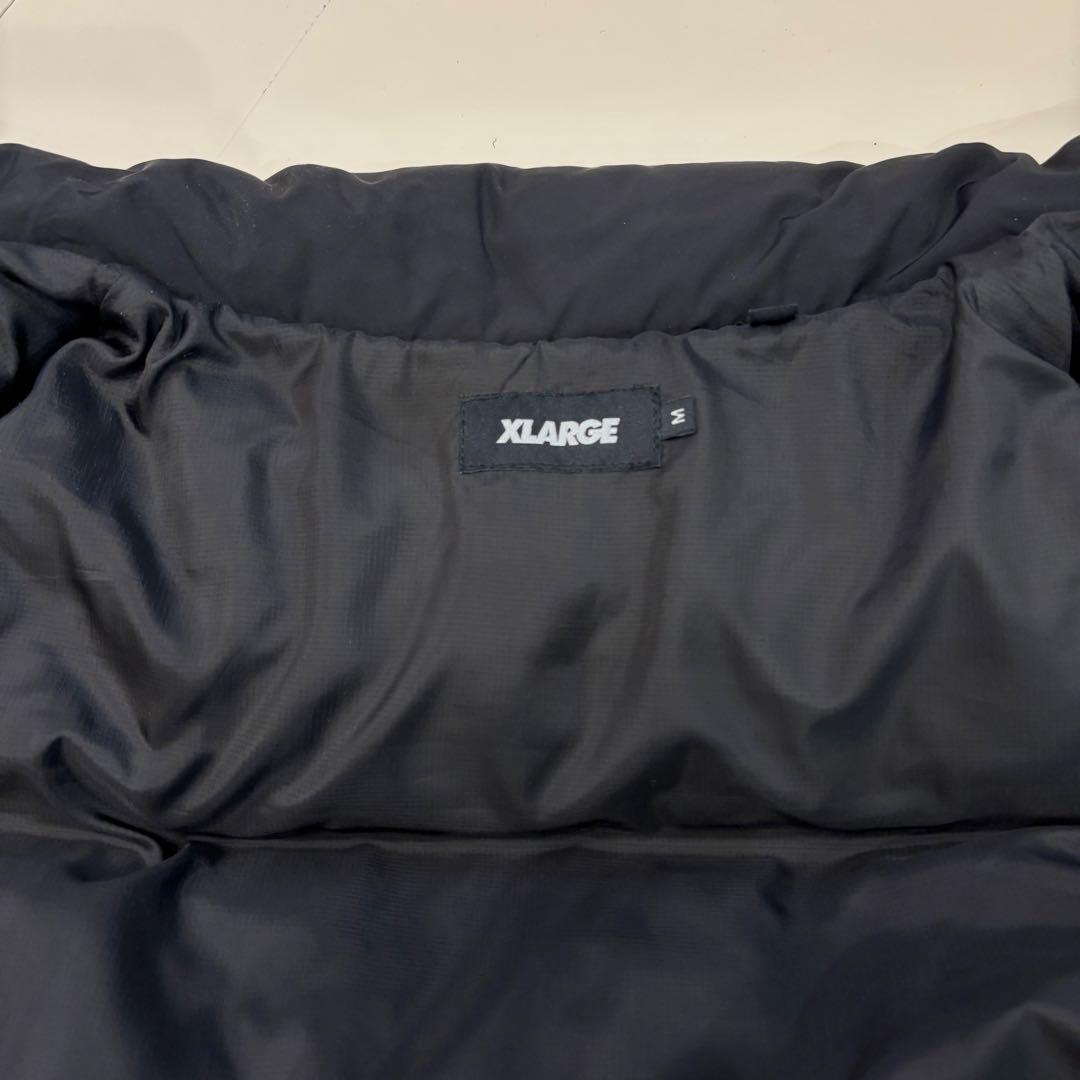 【美品】エクストララージ ダウンベスト ボックスロゴト　ブラック　M