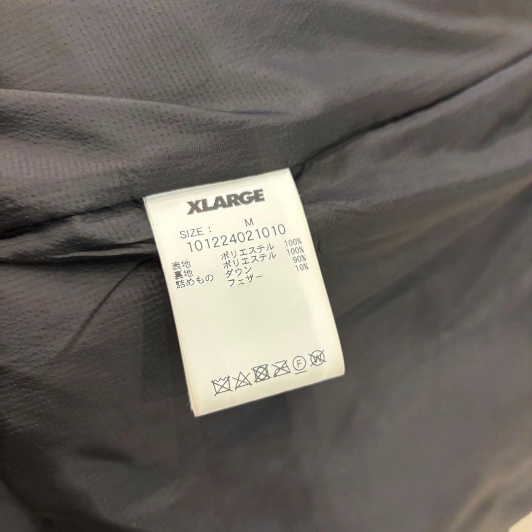 【美品】エクストララージ ダウンベスト ボックスロゴト　ブラック　M