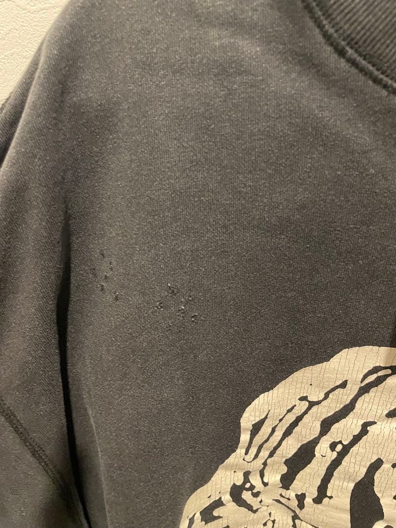 SAINT M×××× グラフィックスウェットシャツ ブラック裏起毛