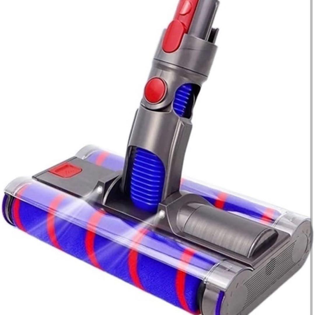 堅い床用のLEDライト付きダブルローラーブラシ付き掃除機ノズル