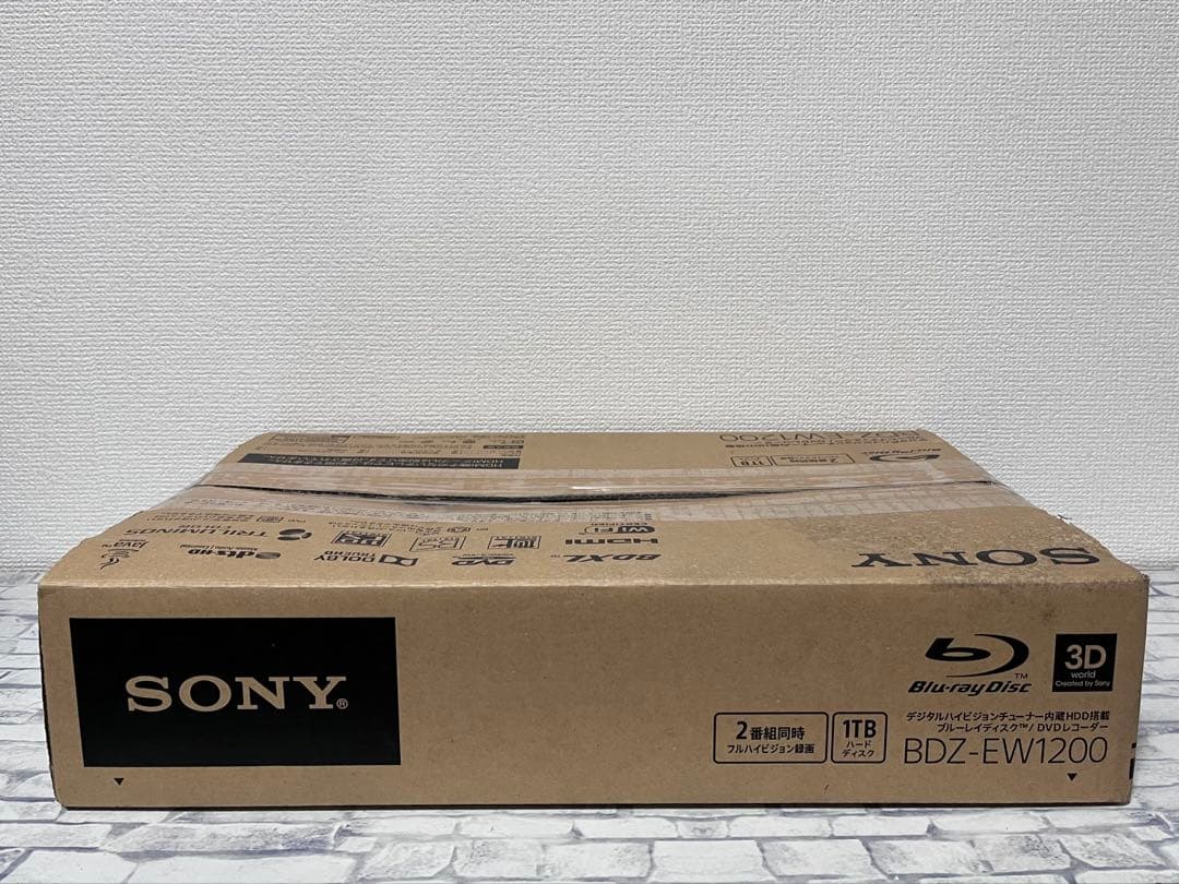 美品　1TB 2番組録画　ソニー　ブルーレイレコーダー　BDZ-EW1200