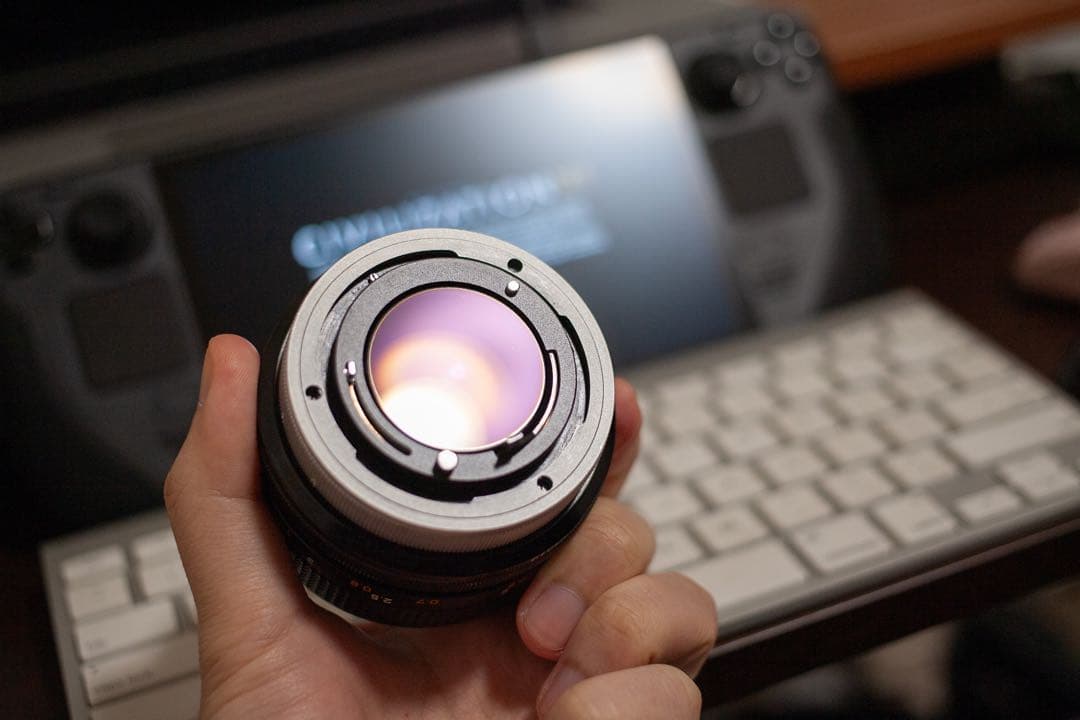 Canon FD 55mm f/1.2 シルバーノーズ レンズ