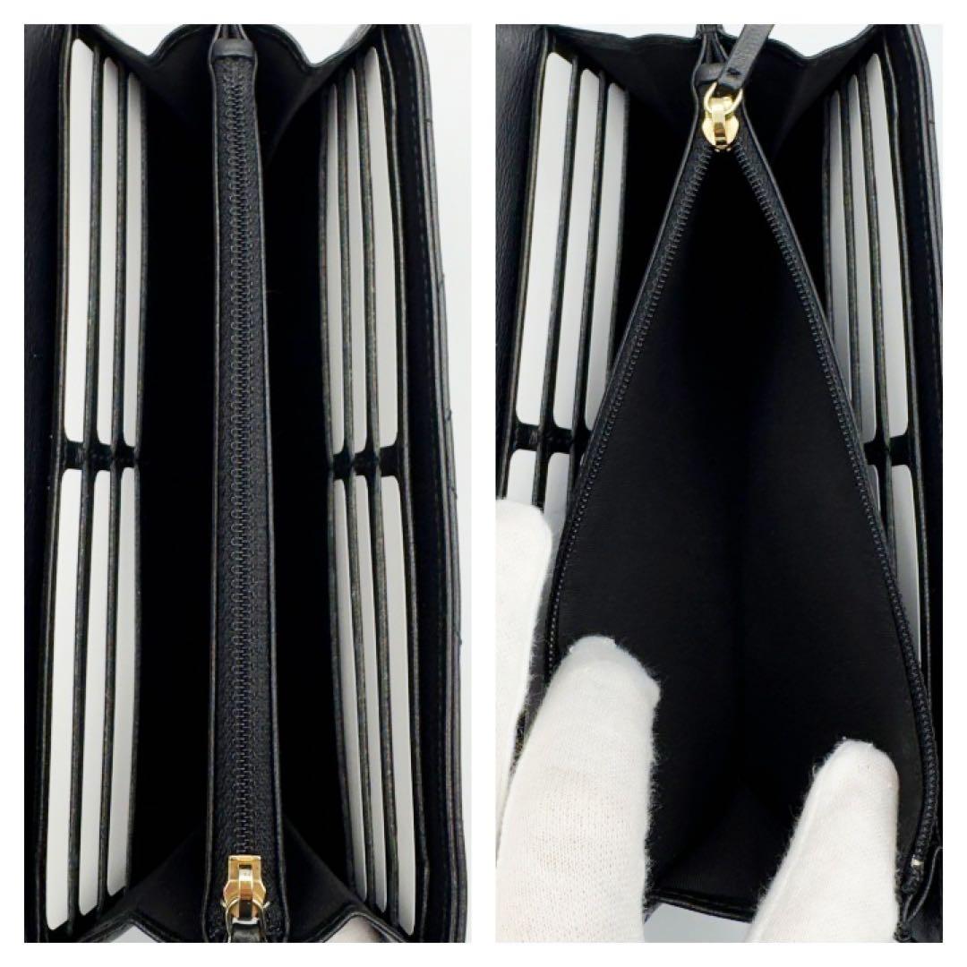 国内正規品　シャネル財布　マトラッセ　シェブロン　Vステッチ　フラップウォレット