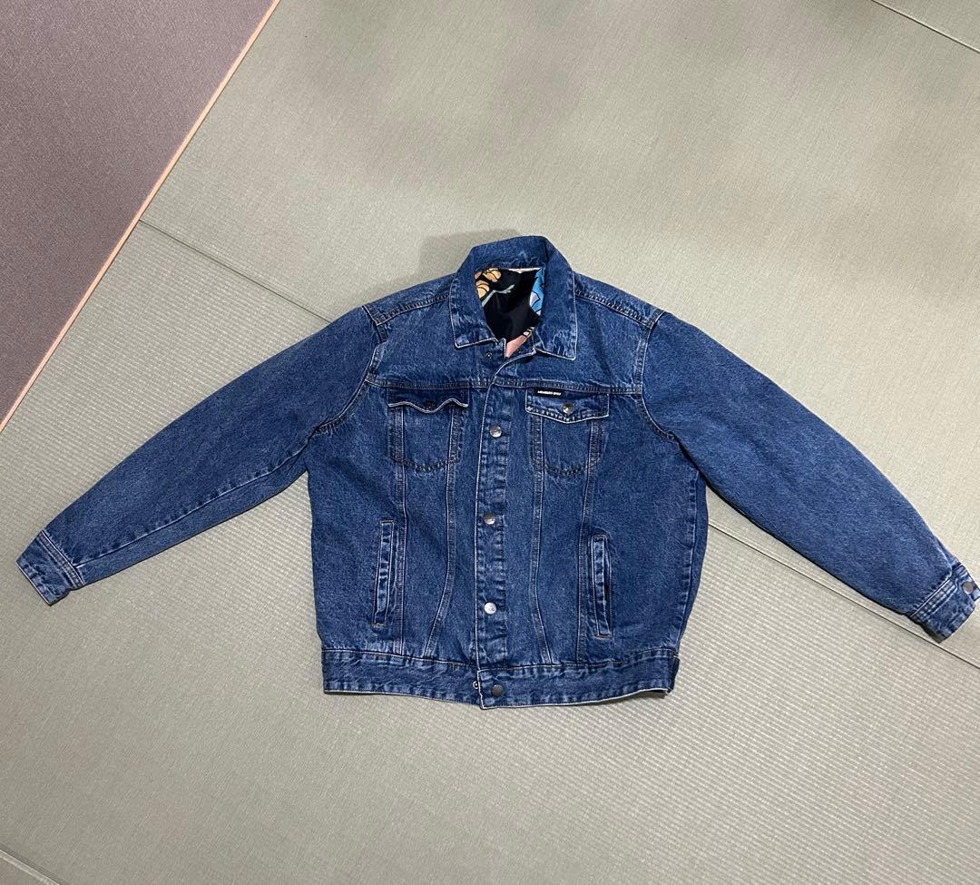 MEMBERS ONLY スポンジボブ　デニムジャケット L