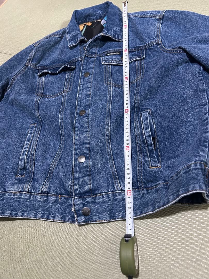 MEMBERS ONLY スポンジボブ　デニムジャケット L