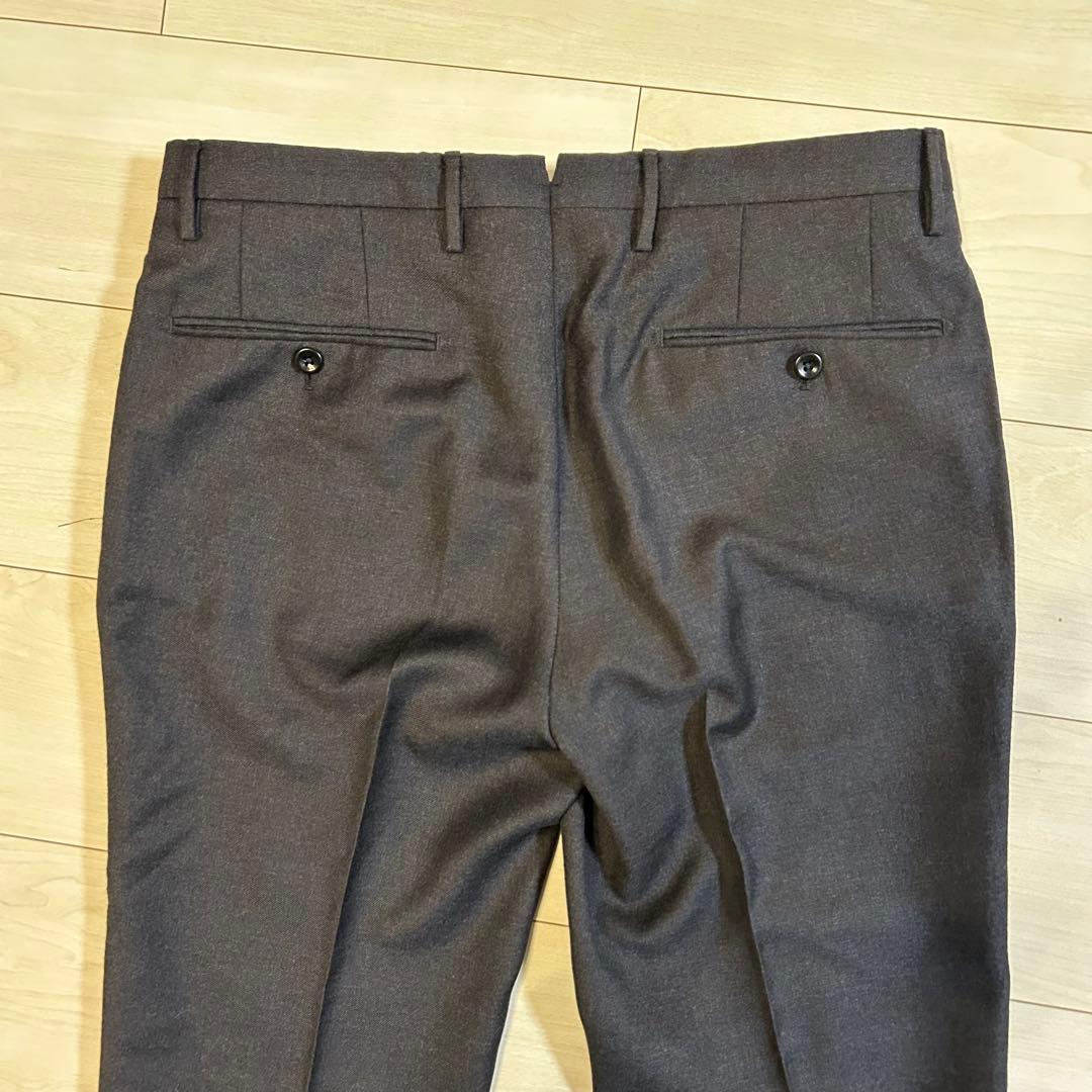 INCOTEX スラックス SUPER100’s 46 ダークグレー