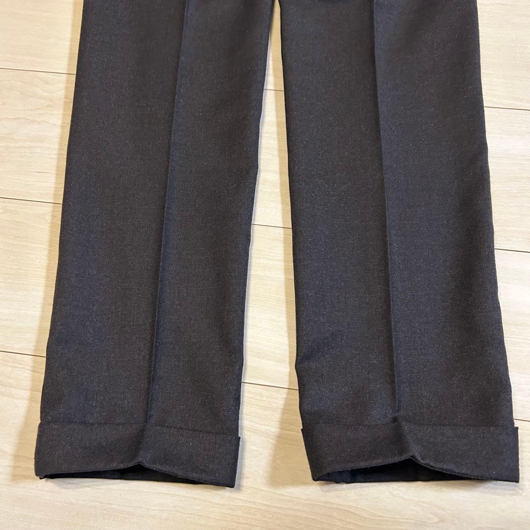 INCOTEX スラックス SUPER100’s 46 ダークグレー