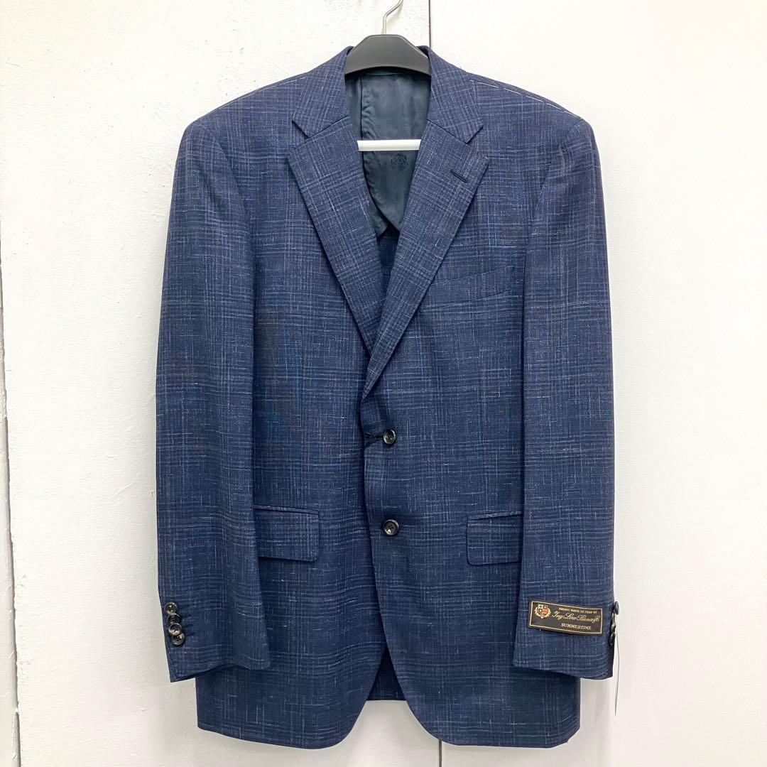 ロロピアーナ サマー ジャケット メンズ インディゴ AB6 春夏 新品