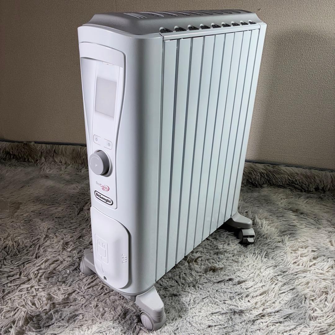 美品デロンギ オイルヒーター ベルカルドRHJ75V0915-GY 10-13畳