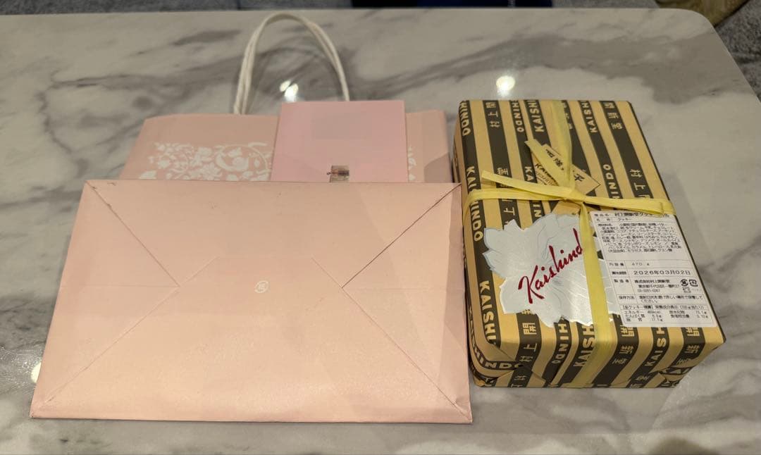 村上開新堂クッキー　0号缶　賞味期限3/2