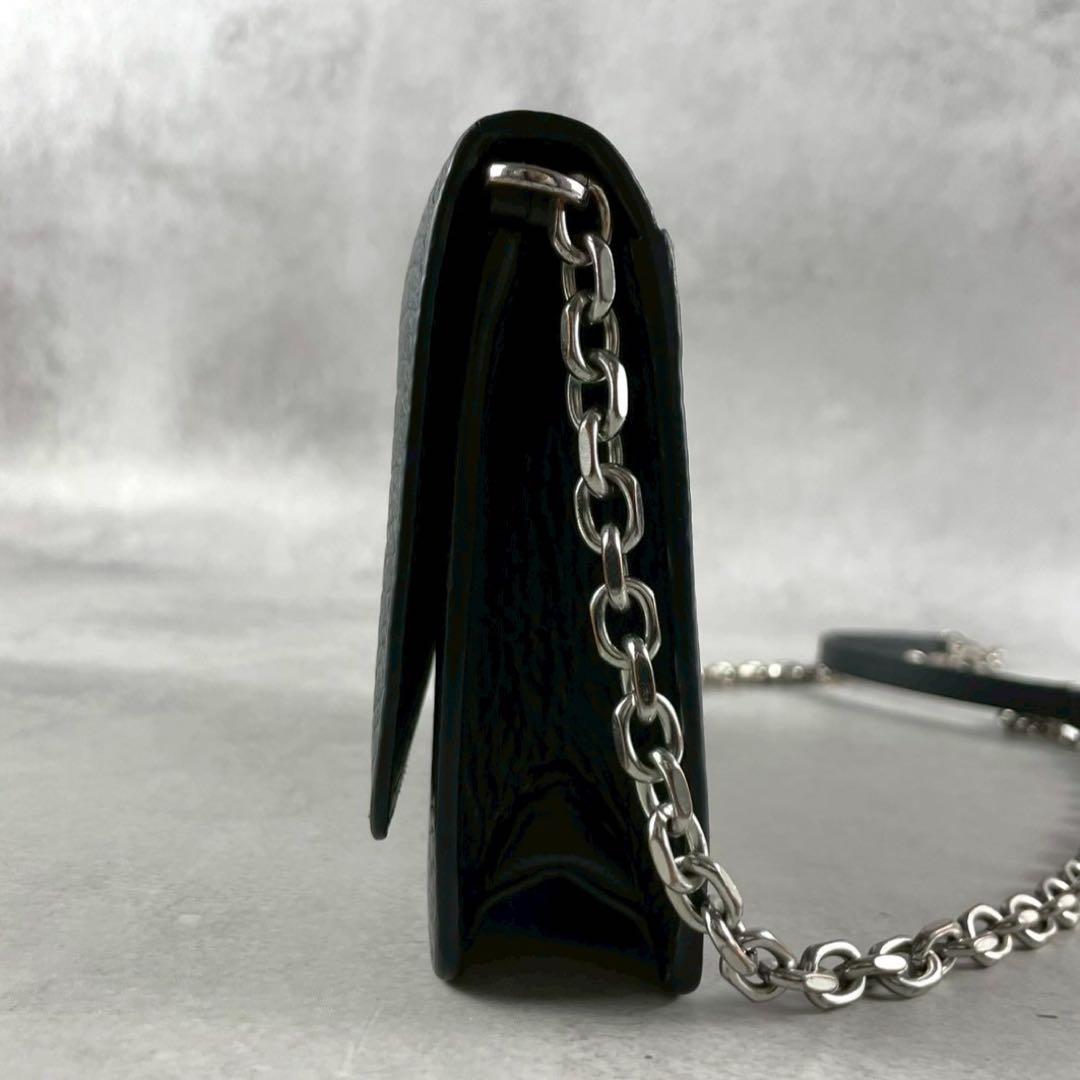 【お買い得】メゾンマルジェラ チェーンショルダーウォレット 4ステッチ