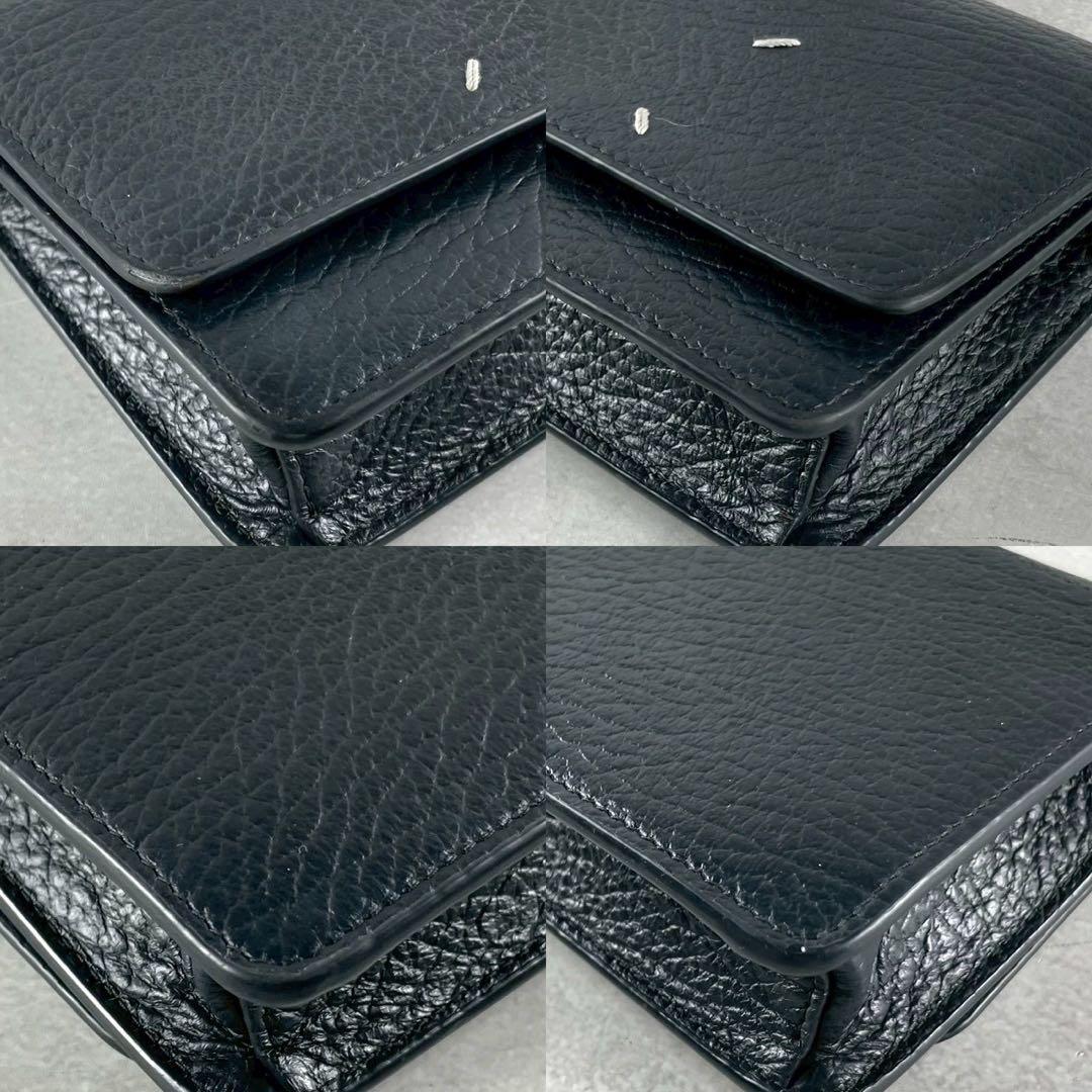 【お買い得】メゾンマルジェラ チェーンショルダーウォレット 4ステッチ