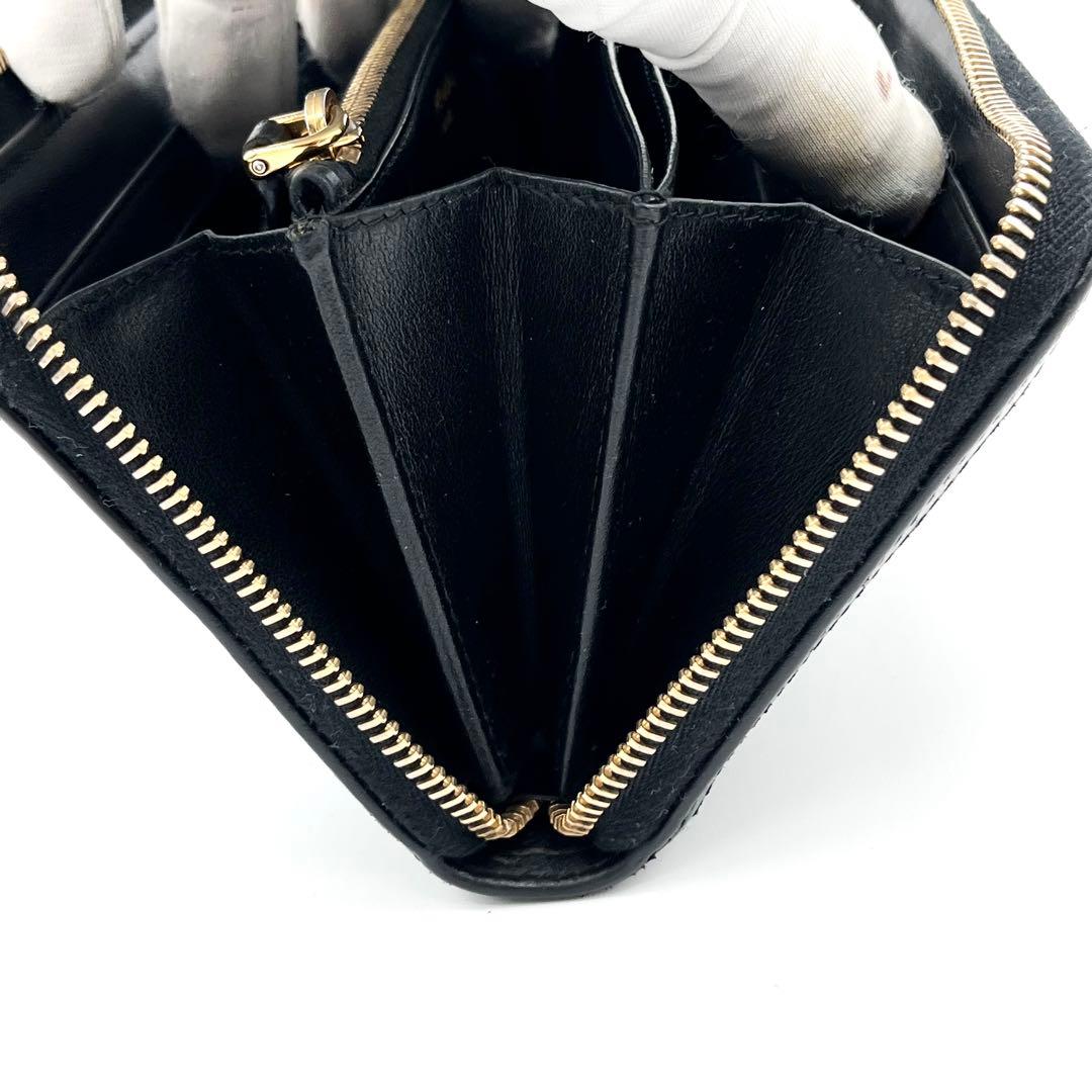 【極美品】PRADA 長財布　キルティング　ナイロン　レザー　ブラック