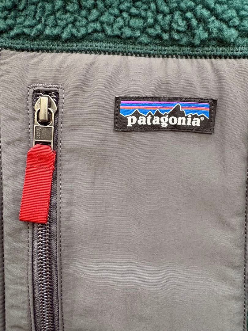 patagonia フリースベスト Sサイズ 緑