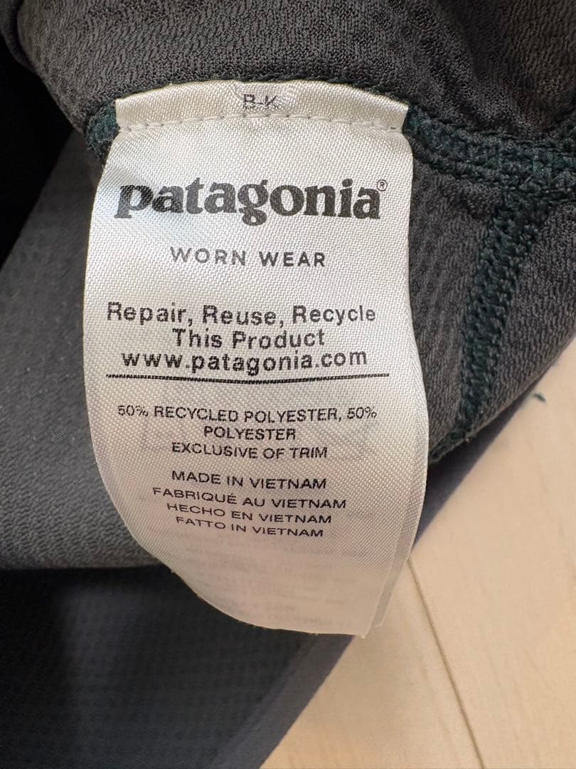 patagonia フリースベスト Sサイズ 緑