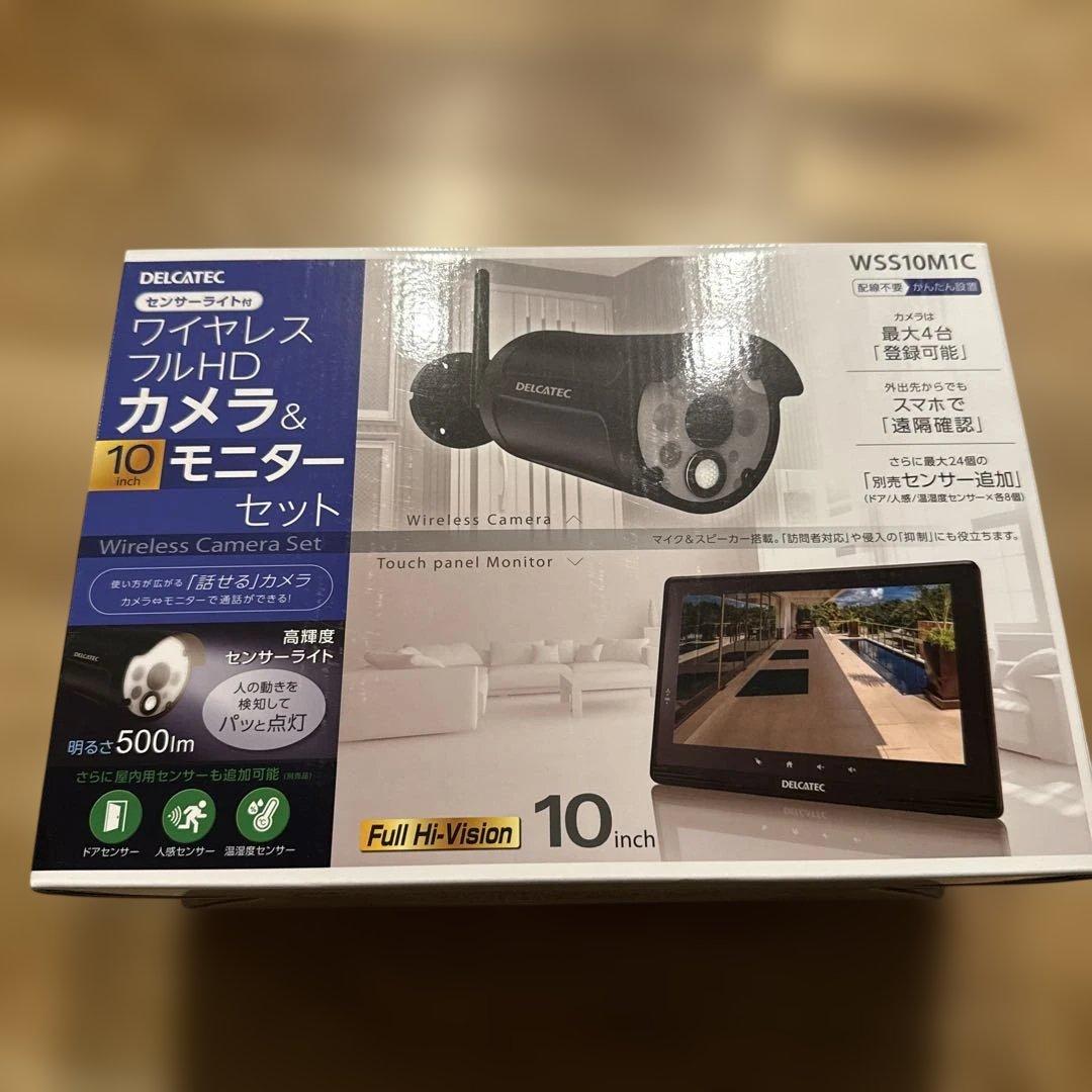 DELCATEC ワイヤレスカメラセット WSS10M1C