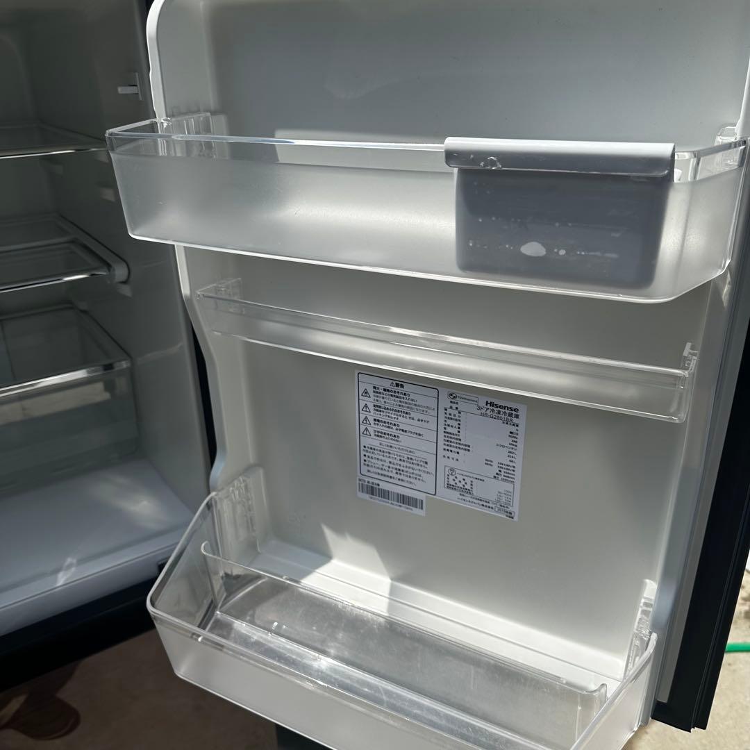 Hisense ハイセンス 3ドア冷凍冷蔵庫 HR-G2801BR 2019年製
