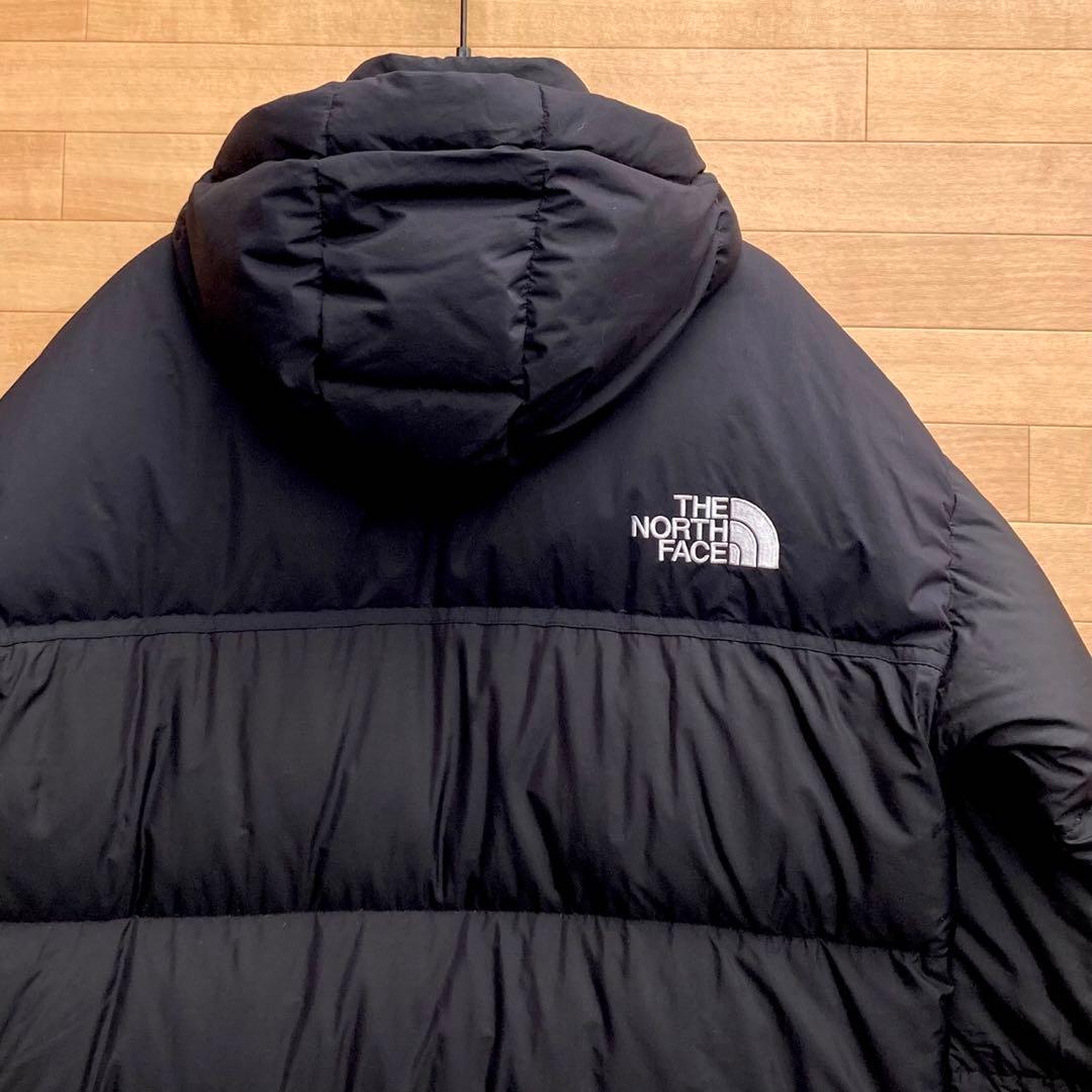 L ザ ノースフェイス ヌプシ ダウンコート 黒 ロングダウン ベンチコート