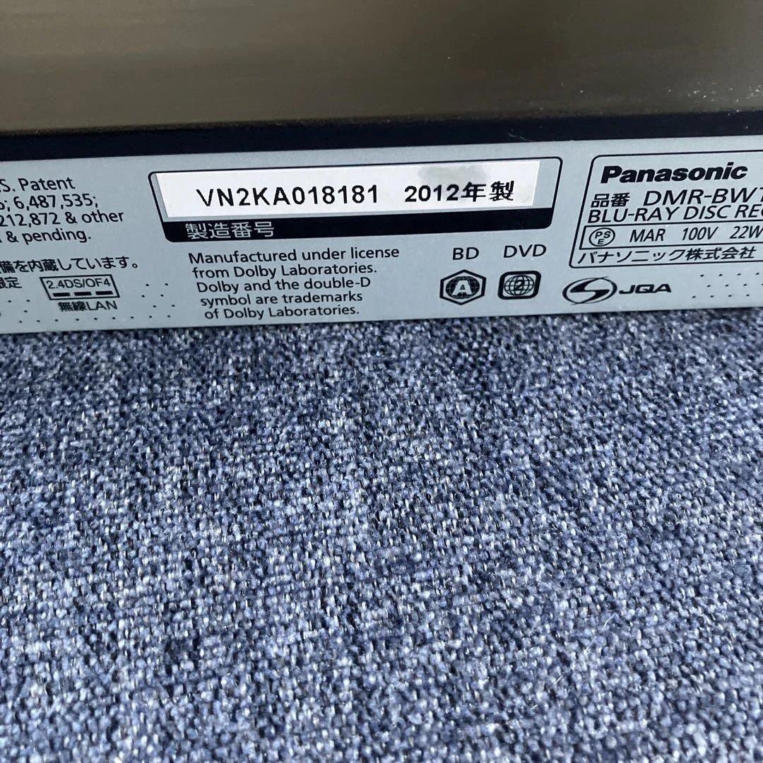 Panasonic DMR-BWT630 ブルーレイレコーダー