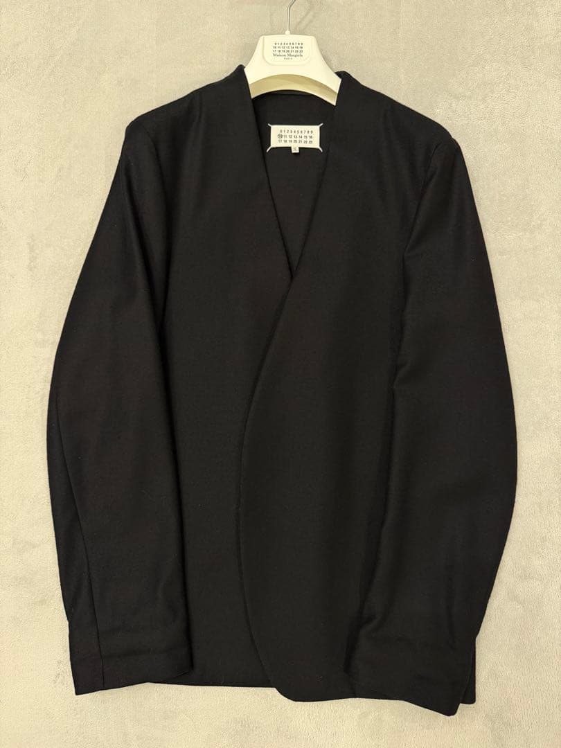 Maison Margiela メゾンマルジェラ　ブラック ノーカラージャケット
