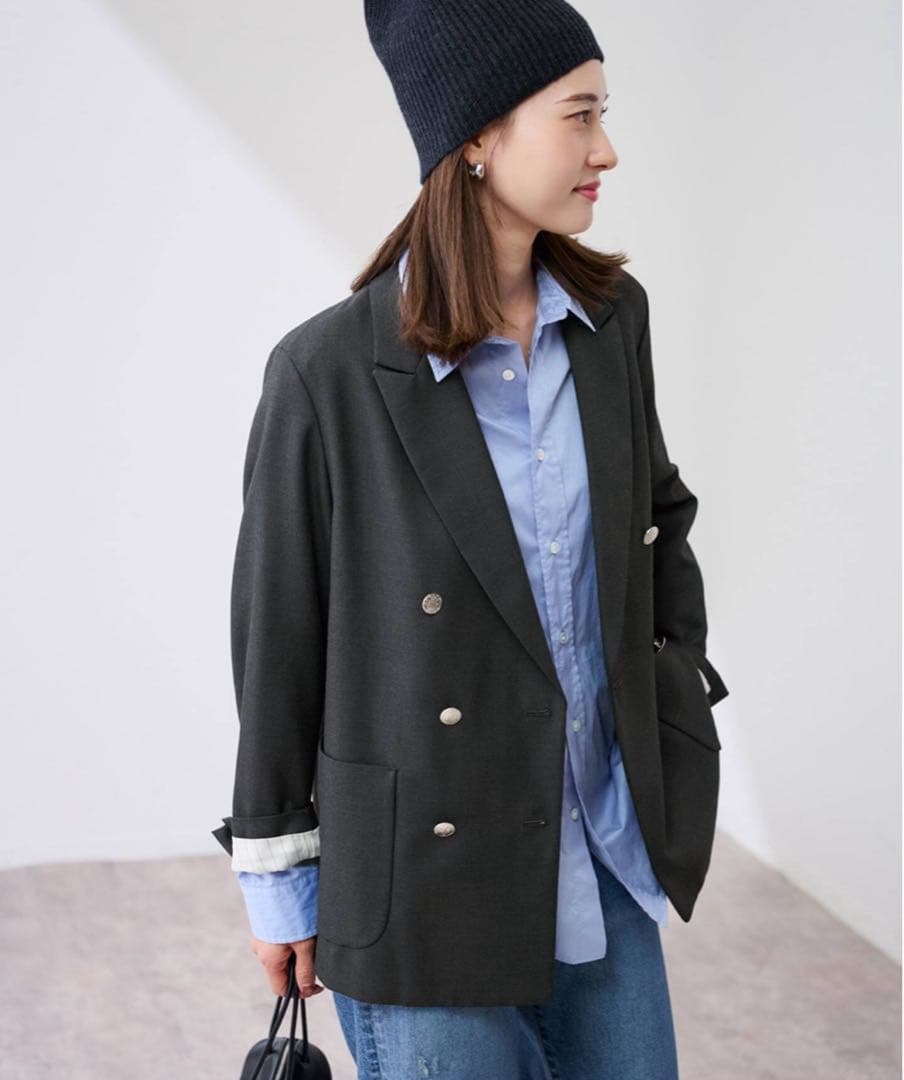 FRAMeWORK TWRカルゼDBジャケット　グレー