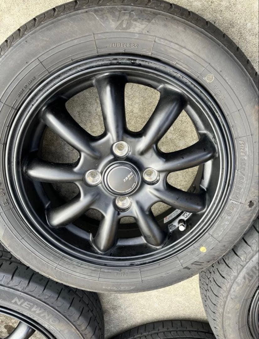 ①ZACK JP-209 【NEWNO 2025年製】155/65R14