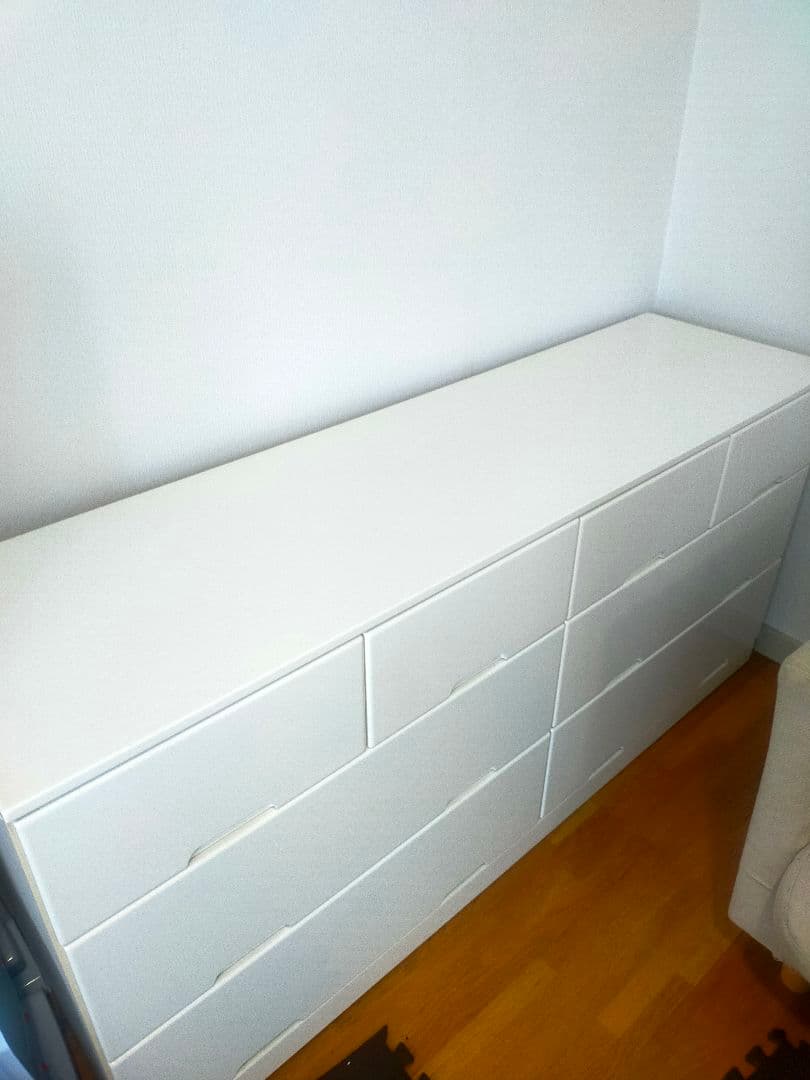 5★ ホワイトチェスト 引き出し付き